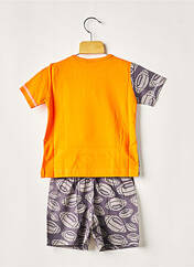 Pyjashort orange ROSE POMME pour garçon seconde vue