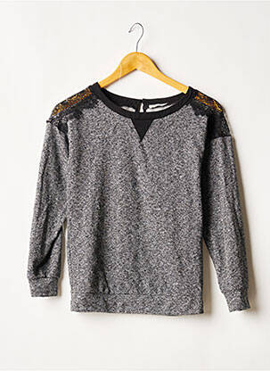 Sweat-shirt stretch manches longues gris ORFEO NEGRO femme