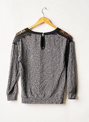Sweat-shirt stretch manches longues gris ORFEO NEGRO femme