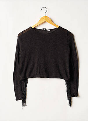 Pull stretch manches longues noir DIVIDED H&M femme