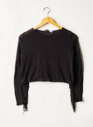 Pull stretch manches longues noir DIVIDED H&M femme