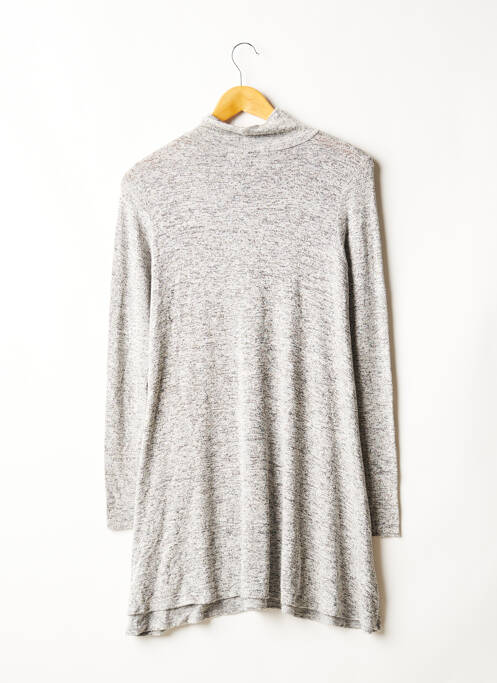 Robe pull tissage chiné manches longues gris MISSGUIDED femme
