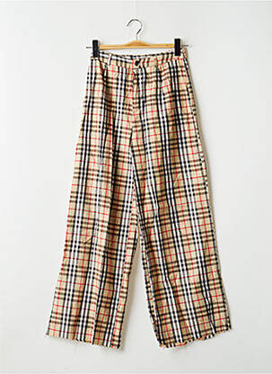 Pantalon 7/8 taille haute taille haute beige PRETTY LITTLE THING femme