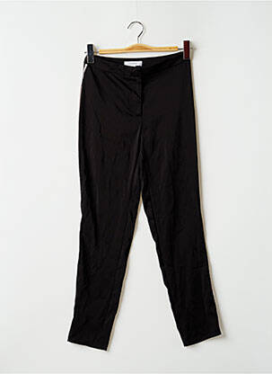 Pantalon droit taille normale taille normale noir ATMOSPHERE femme