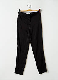 Pantalon droit taille normale taille normale noir ATMOSPHERE femme