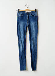 Jeans coupe slim stretch taille normale bleu DENIM CO femme