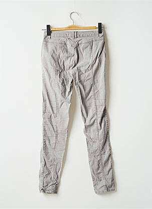 Pantalon slim stretch taille normale gris ZARA femme