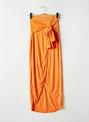 Jupe longue taille normale orange PRETTY LITTLE THING femme