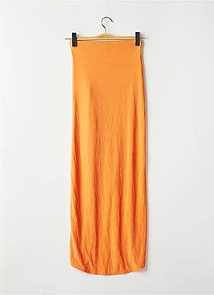 Jupe longue taille normale orange PRETTY LITTLE THING femme