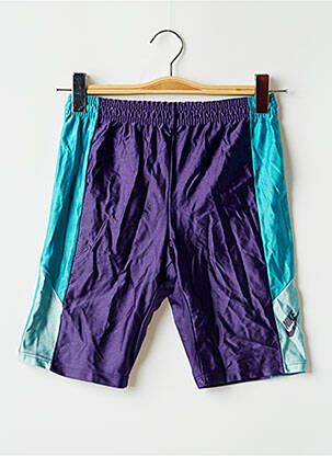 Cycliste effet matière satinée taille normale bleu NIKE femme