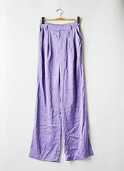 Pantalon large violet LOAVIES pour femme seconde vue
