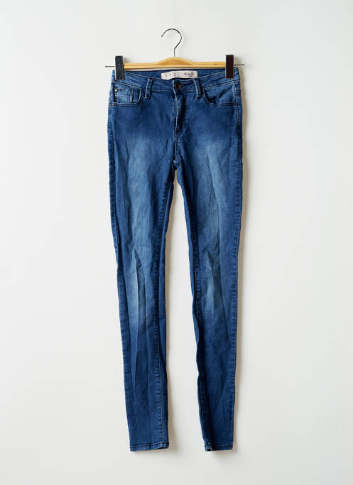 Jeans coupe slim bleu DENIM CO pour femme