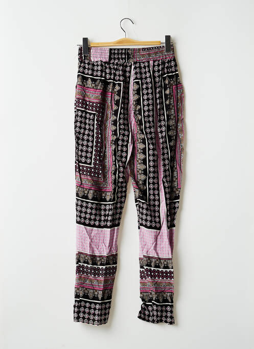 Pantalon droit rose C-F2 pour femme