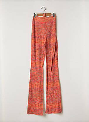 Pantalon flare orange PULL & BEAR pour femme