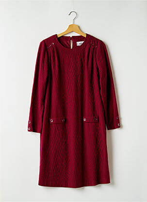 Robe mi-longue rouge AFIBEL pour femme