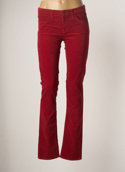 Pantalon slim rouge WRANGLER pour femme