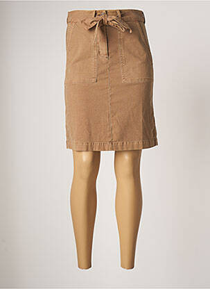 Jupe mi-longue stretch beige WHITE STUFF femme