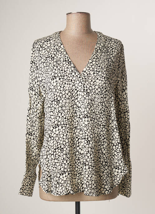 Blouse imprimé fleurs manches longues blanc SAMSOE & SAMSOE femme