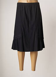 Jupe mi-longue coupe évasée noir PAUPORTÉ femme