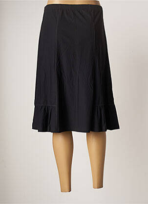 Jupe mi-longue coupe évasée noir PAUPORTÉ femme