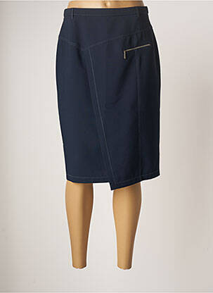 Jupe mi-longue stretch bleu PAUPORTÉ femme