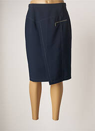 Jupe mi-longue stretch bleu PAUPORTÉ femme