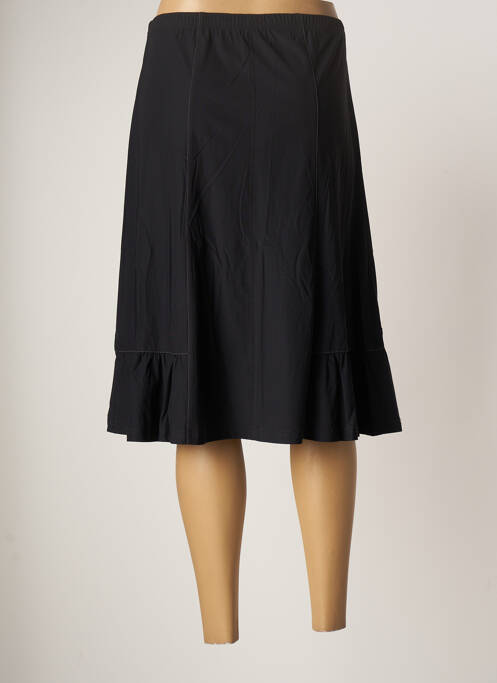 Jupe mi-longue coupe évasée noir PAUPORTÉ femme