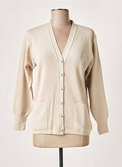 Gilet manches longues beige FILEUSE D'ARVOR pour femme seconde vue