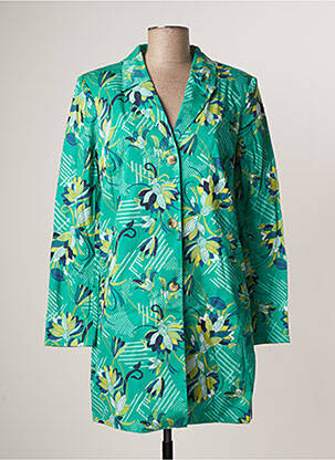 Manteau court coupe droite sans capuche vert LA FIANCEE DU MEKONG femme