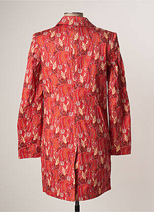 Manteau court coupe droite sans capuche rouge LA FIANCEE DU MEKONG femme