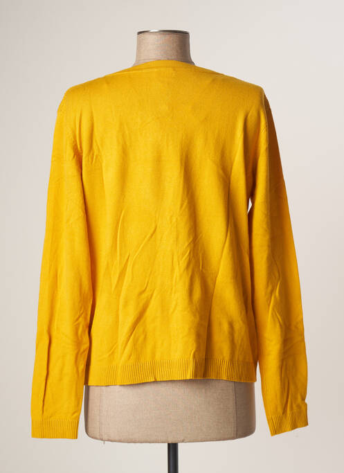 Gilet manches longues jaune LA FIANCEE DU MEKONG pour femme