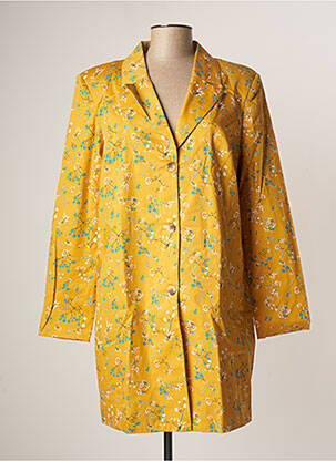 Veste casual epaulette jaune LA FIANCEE DU MEKONG femme