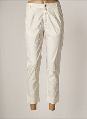 Pantalon 7/8 stretch taille normale blanc LA FIANCEE DU MEKONG femme