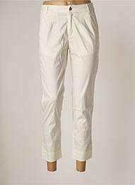 Pantalon 7/8 stretch taille normale blanc LA FIANCEE DU MEKONG femme
