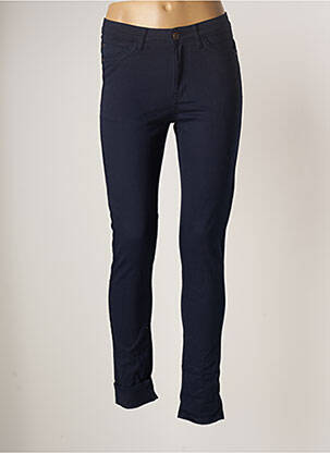 Pantalon slim stretch taille normale bleu LA FIANCEE DU MEKONG femme