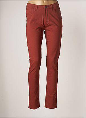 Pantalon slim stretch taille normale marron LA FIANCEE DU MEKONG femme