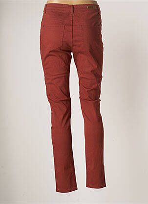 Pantalon slim stretch taille normale marron LA FIANCEE DU MEKONG femme
