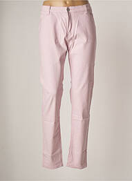 Pantalon slim stretch taille normale rose LA FIANCEE DU MEKONG femme
