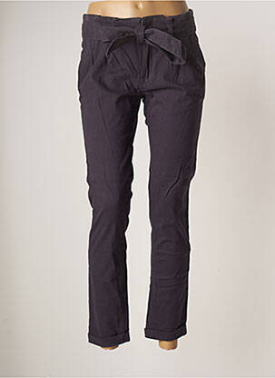 Pantalon chino taille normale taille normale gris LA FIANCEE DU MEKONG femme