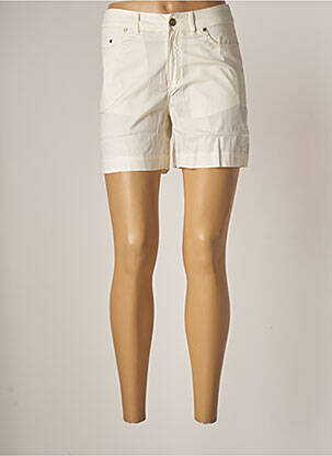 Short fermeture zippée sous rabat boutonné taille normale blanc LA FIANCEE DU MEKONG femme