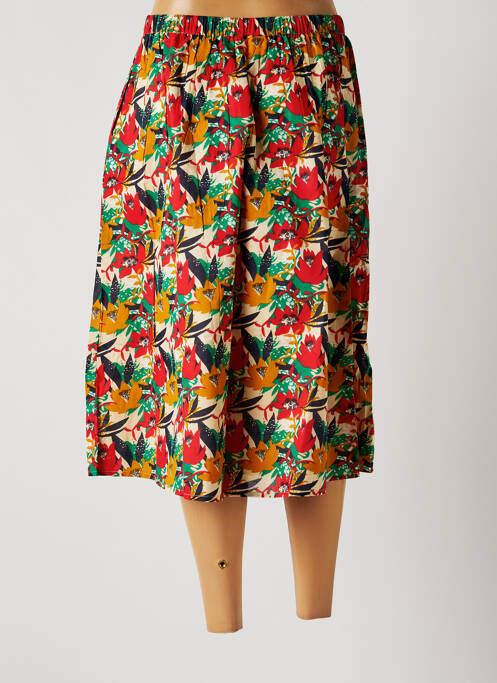 Jupe mi-longue rouge LA FIANCEE DU MEKONG pour femme