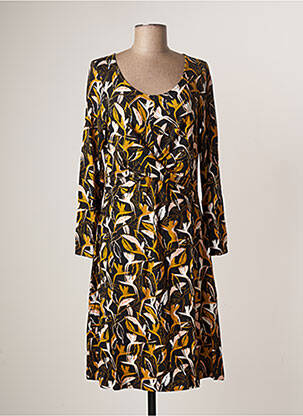 Robe mi-longue manches longues manches longues noir LA FIANCEE DU MEKONG femme