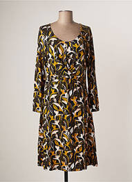 Robe mi-longue manches longues manches longues noir LA FIANCEE DU MEKONG femme