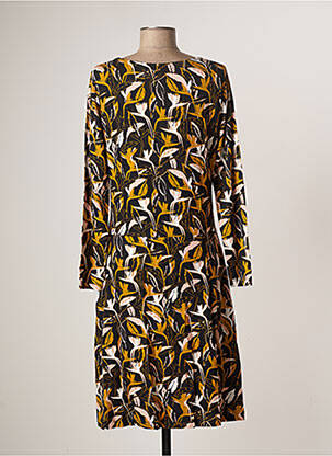 Robe mi-longue manches longues manches longues noir LA FIANCEE DU MEKONG femme