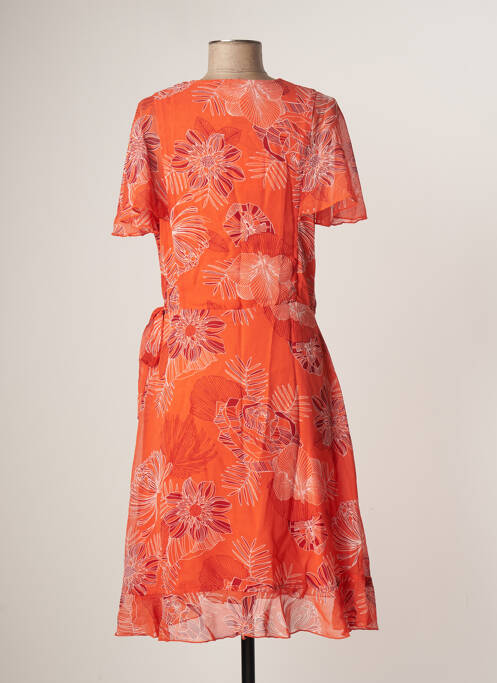 Robe mi-longue orange LA FIANCEE DU MEKONG pour femme