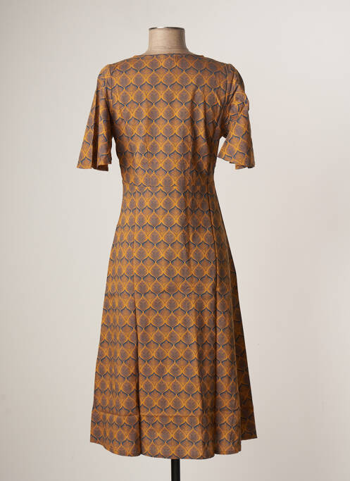 Robe mi-longue marron LA FIANCEE DU MEKONG pour femme