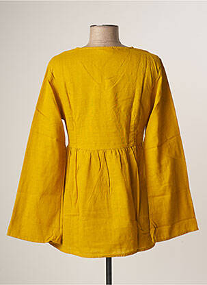 Blouse manches longues manches longues jaune LA FIANCEE DU MEKONG femme