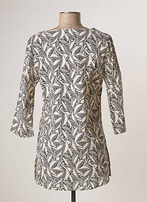 Blouse imprimé fantaisie manches 3/4 noir LA FIANCEE DU MEKONG femme