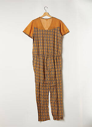 Combi-pantalon manches courtes manches courtes marron LA FIANCEE DU MEKONG femme