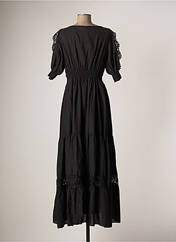 Robe longue noir ANGELA DAVIS pour femme seconde vue